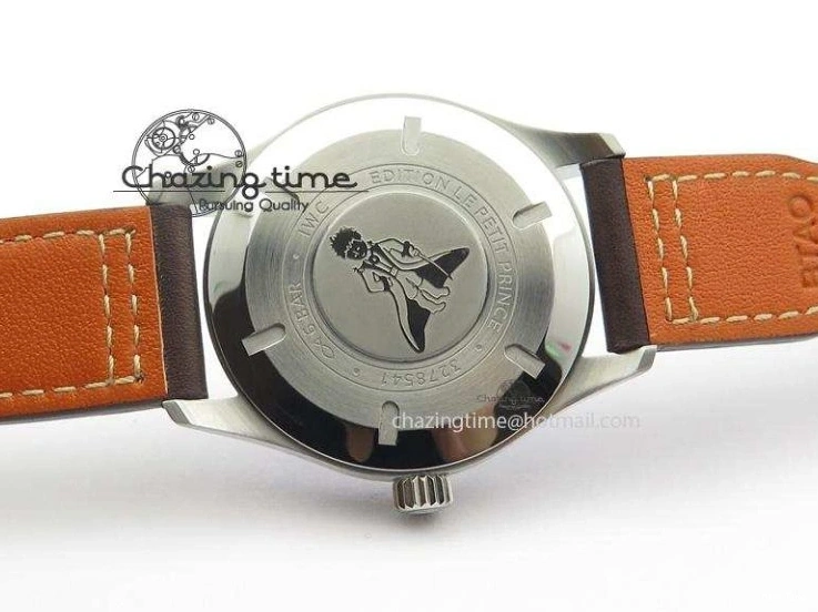 MIROTIME 0320 Mark XVIII Le Petit Prince IW327004 SS Mk Maker Best Edition Blue Dial On Brown Leather Strap A TimelessDesign 7296